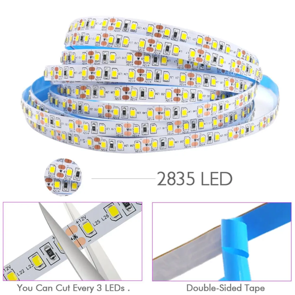 LED LINEAR STRIP 12V24V 8mm 2835 120D - Image 7